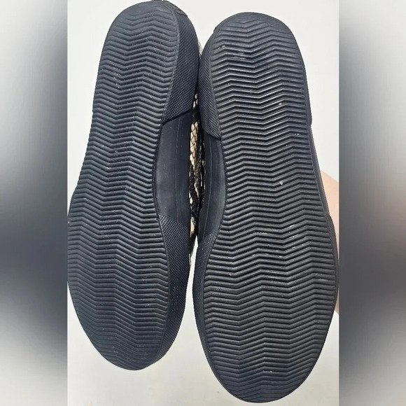 Michael Kors Women's Black Snake Python Keyton Loafer Slide On Size 6.5 - Picture 13 of 13